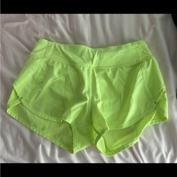 ivivva by lululemon yellow speed up shorts - Picture 2 of 3